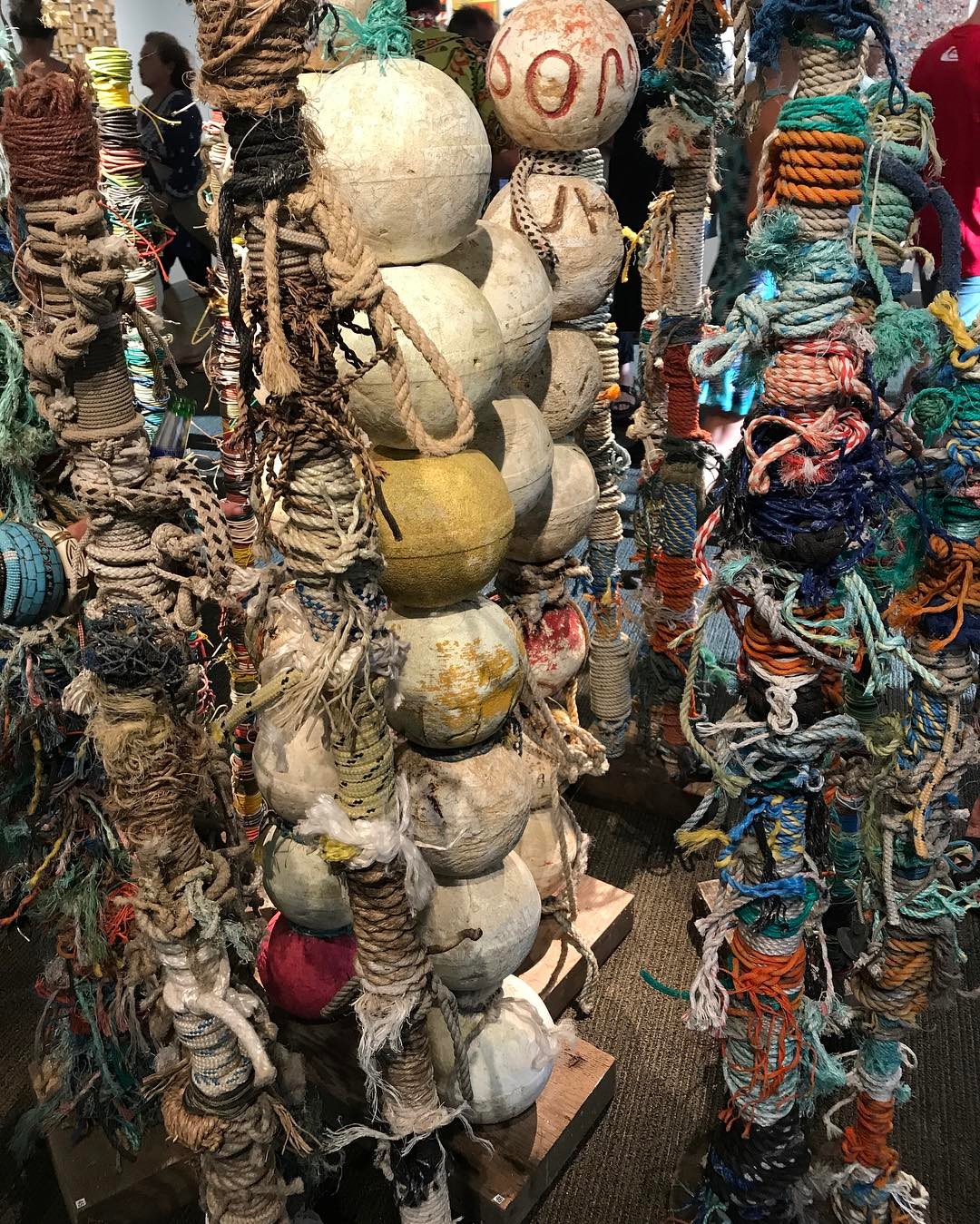 Lindy Linch . Upcycled opening tonight was a blast . @lonegoatgallery